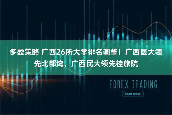 多盈策略 广西26所大学排名调整！广西医大领先北部湾，广西民大领先桂旅院